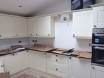 Kitchen units installed